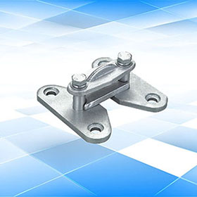 MWP-101 102 103 104戶外一片（piàn）矩形母線固定金具(平放式（shì））熱鍍鋅