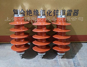 HY5WS-17/50高壓複合（hé）氧（yǎng）化鋅避雷器10KV矽橡膠避雷器（qì）HY5WR-17/45